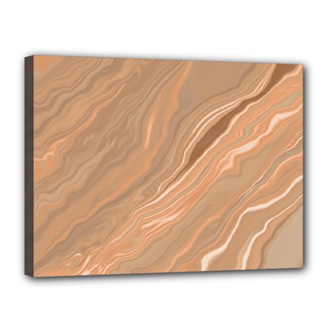 Abstract Marble Effect Earth Stone Texture Canvas 16  X 12  (stretched) by Wegoenart