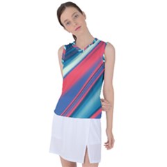 Illustration Background Abstract Pattern Texture Women s Sleeveless Sports Top