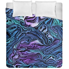 Illustration Abstract Waves Background Texture Duvet Cover Double Side (california King Size) by Wegoenart