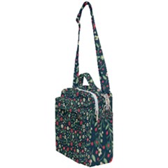 Flowering-branches-seamless-pattern Crossbody Day Bag by Zezheshop