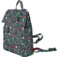 Flowering-branches-seamless-pattern Buckle Everyday Backpack by Zezheshop
