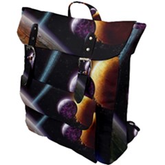 Planets In Space Buckle Up Backpack