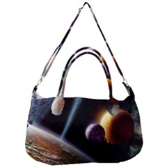 Planets In Space Removal Strap Handbag