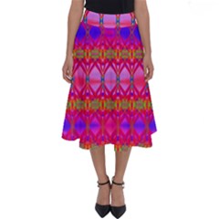 Pink Mirrors Perfect Length Midi Skirt by Thespacecampers