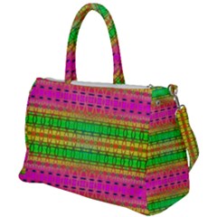 Peace And Love Duffel Travel Bag by Thespacecampers