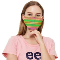 Peace And Love Fitted Cloth Face Mask (adult) by Thespacecampers