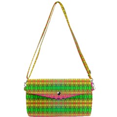 Peace And Love Removable Strap Clutch Bag