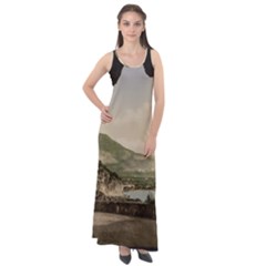 Ponale Road, Garda, Italy  Sleeveless Velour Maxi Dress by ConteMonfrey