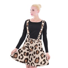 Leopard Jaguar Dots Suspender Skater Skirt by ConteMonfrey
