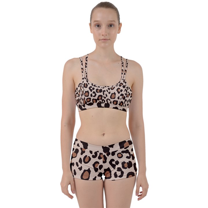 Leopard Jaguar Dots Perfect Fit Gym Set