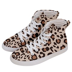 Leopard Jaguar Dots Men s Hi-top Skate Sneakers by ConteMonfrey