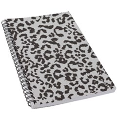 Grey And Black Jaguar Dots 5 5  X 8 5  Notebook by ConteMonfrey