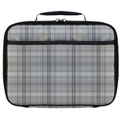 Winter Gray Plaids Full Print Lunch Bag by ConteMonfrey