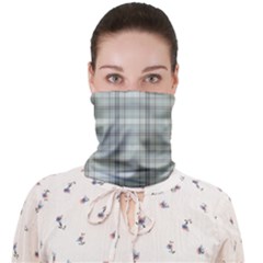 Winter Gray Plaids Face Covering Bandana (adult) by ConteMonfrey