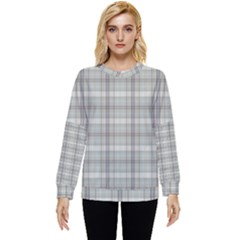 Winter Gray Plaids Hidden Pocket Sweatshirt by ConteMonfrey