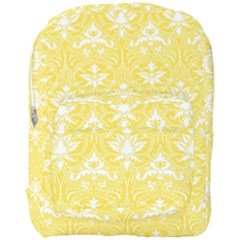 Yellow Lace Decorative Ornament - Pattern 14th And 15th Century - Italy Vintage  Full Print Backpack