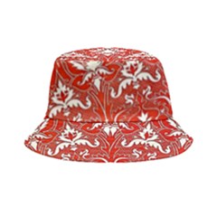 Red  Lace Decorative Ornament - Pattern 14th And 15th Century - Italy Vintage Yellow Lace Decorative Ornament - Pattern 14th And 15th Century - Italy Vintage  Bucket Hat