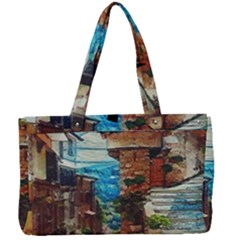 An Italian Neighborhood  Canvas Work Bag by ConteMonfrey