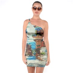 An Italian Neighborhood  One Soulder Bodycon Dress by ConteMonfrey