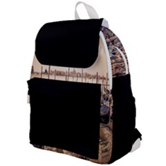 Black Several Boats - Colorful Italy  Top Flap Backpack by ConteMonfrey