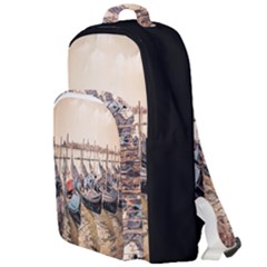 Black Several Boats - Colorful Italy  Double Compartment Backpack by ConteMonfrey