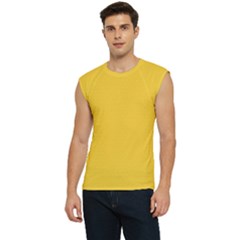 Geometric-pattern-yellow Men s Raglan Cap Sleeve Tee