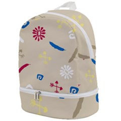 Pattern-star Moca Zip Bottom Backpack by nateshop