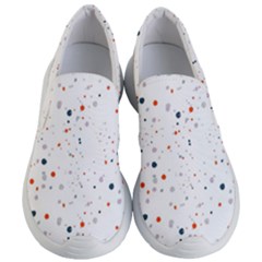 Background-round Spots Women s Lightweight Slip Ons