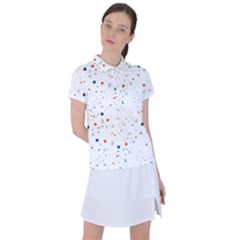 Background-round Spots Women s Polo Tee