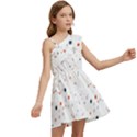 Background-round Spots Kids  One Shoulder Party Dress View2