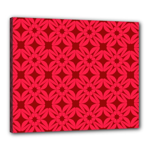 Red-star Canvas 24  X 20  (stretched)