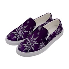 Star Christmas Women s Canvas Slip Ons by nateshop