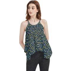 Abstract Pattern Sprinkles Sprinkle Flowy Camisole Tank Top by Wegoenart