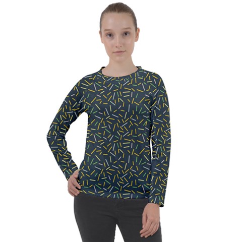 Abstract Pattern Sprinkles Sprinkle Women s Long Sleeve Raglan Tee by Wegoenart