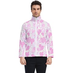 Valentine-background-hearts-bokeh Men s Bomber Jacket