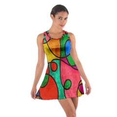 Abstract,e1 Cotton Racerback Dress by nateshop