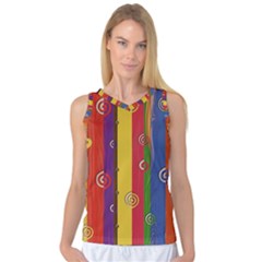 Abstract-e2 Women s Basketball Tank Top by nateshop