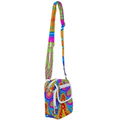 Abstract-tekstur Shoulder Strap Belt Bag