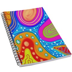 Abstract-tekstur 5 5  X 8 5  Notebook