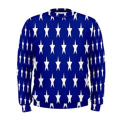 Banner-star Blue Men s Sweatshirt by nateshop