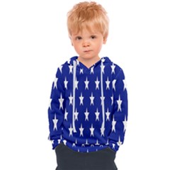 Banner-star Blue Kids  Overhead Hoodie by nateshop