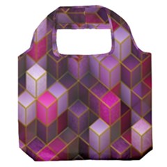 Cube-surface Premium Foldable Grocery Recycle Bag by nateshop