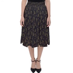 Floral,elegan Classic Midi Skirt