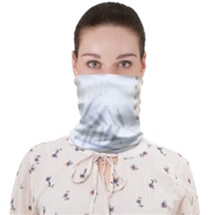 Flower-white Face Covering Bandana (adult)