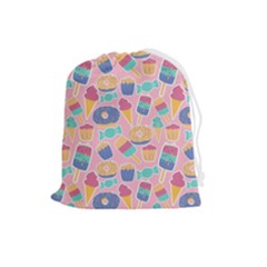 Ice-cream Drawstring Pouch (large) by nateshop