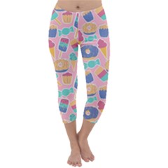 Ice-cream Capri Winter Leggings  by nateshop