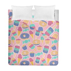 Ice-cream Duvet Cover Double Side (full/ Double Size) by nateshop