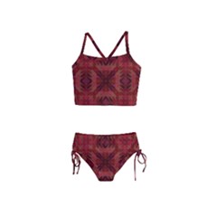 Maroon Girls  Tankini Swimsuit by nateshop