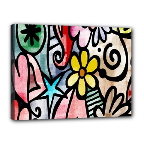 Modern-art Canvas 16  X 12  (stretched) by nateshop