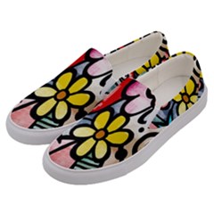 Modern-art Men s Canvas Slip Ons by nateshop